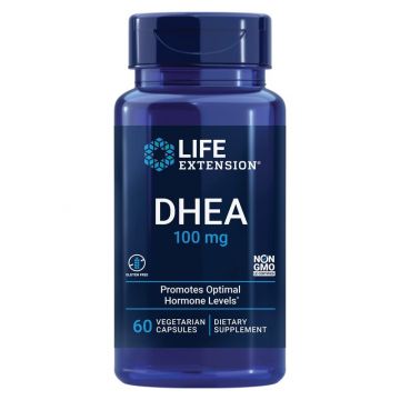 Life Extension, DHEA, 100 mg, 60 Capsules, 737870168966