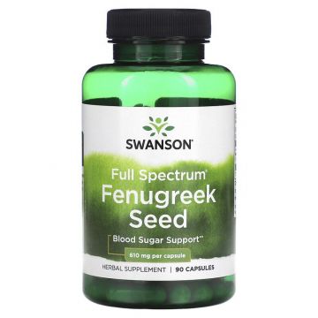 Swanson Full Spectrum Fenugreek Seed. 087614113357. Fenegriek wordt vaak gebruikt als supplement om de bloedsuikerspiegel onder controle te houden. 