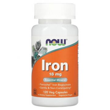 Iron 18 mg Veg Capsules, Ferrochel™ Iron Bisglycinate
