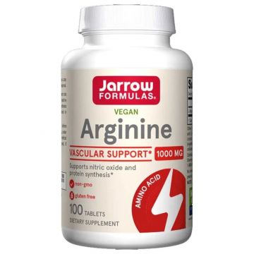 Jarrow Formulas Arginine 1000 mg 100 tabletten. 790011150367
