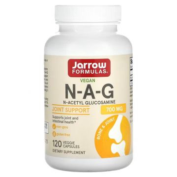Jarrow Formulas NAG (N-Acetyl-Glucosamine) 120 vegetarische capsules, 790011190028