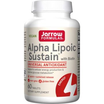 Alpha Lipoic Sustain with Biotin, 60 Tablets. 790011200109