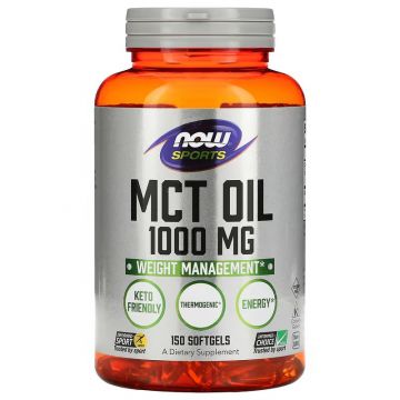 NOW MCT Oil 1000 mg Softgels. 733739021960