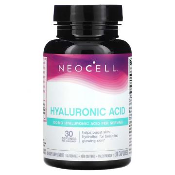 Neocell Laboratories, Hyaluronic Acid, 100 mg, 60 Capsules, 016185096646