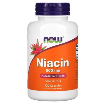 Now Niacin (500mg) 100 caps. 733739004819