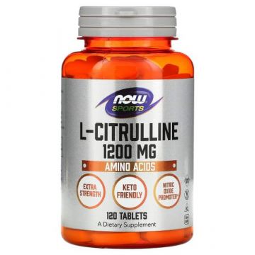 NOW Foods L-Citrulline- Extra sterk 1200 mg. 733739001160