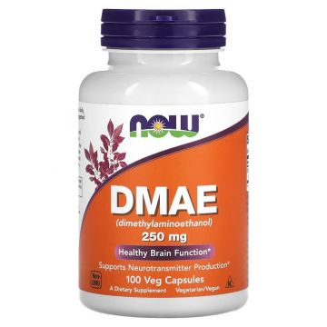 NOW Foods DMAE 250 mg (100 capsules), 733739030900