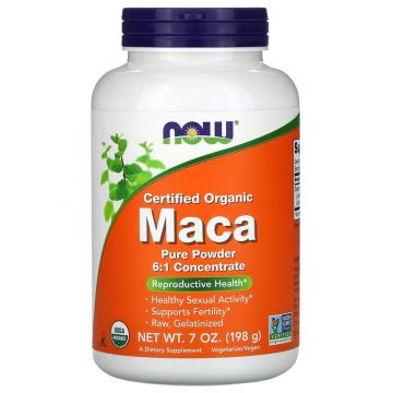 NOW Foods Maca 750 mg poeder (198 gr). 733739050359