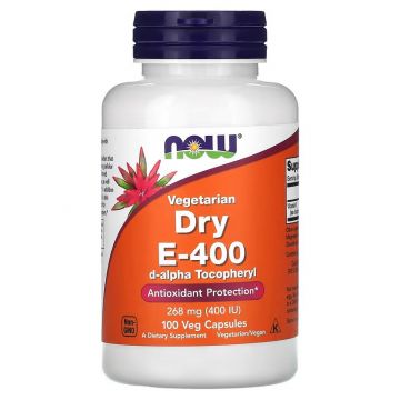 NOW Foods, Vegetarian Dry E-400, 268 mg (400 IU). d-alpha Tocopheryl