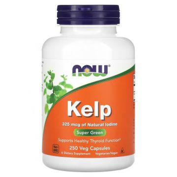 NOW Foods Kelp 325 mcg (250 capsules). 733739026750