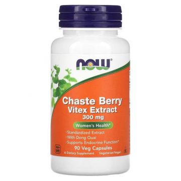 Chaste Berry Vitex Extract 300 mg - NOW Foods. 733739047731