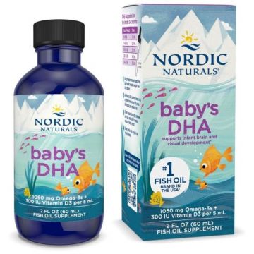 Baby's DHA Fish Oil, Nordic Naturals. 768990891021 