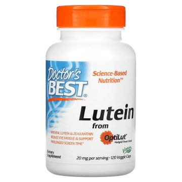 Doctor's Best Luteïne van OptiLut 120 Veg Capsules. 753950001435