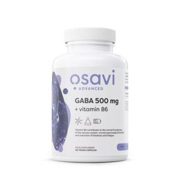 Osavi GABA 500mg + Vitamin B6 - 120 vcaps. 5904139923177