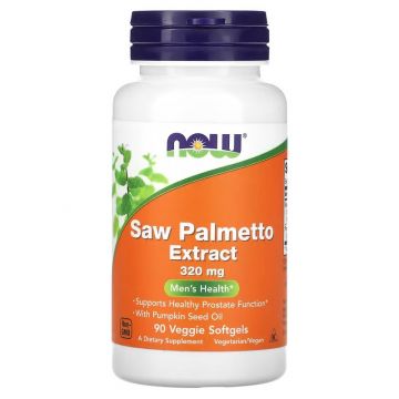 Saw Palmetto Extract with Pumpkin Seed Oil, 320mg | Now Foods 