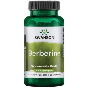 Swanson Berberine 400 mg 60 Capsules. 087614114118