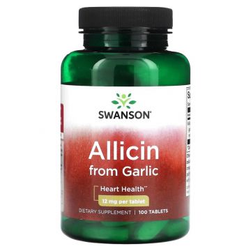 Swanson Allicin From Garlic - 100 tablets. 087614090214