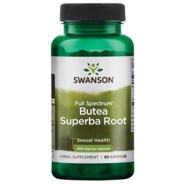 Butea Superba Wortel 400 mg, 60 capsules. 087614114231