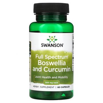 Full Spectrum Boswellia and Curcumin, Swanson