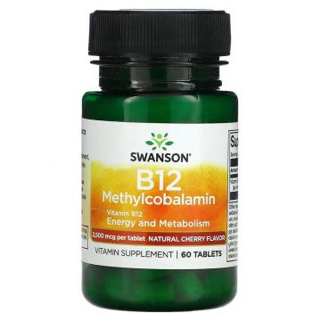Swanson Vitamine B12 Methylcobalamine 2500 mcg. 087614027838