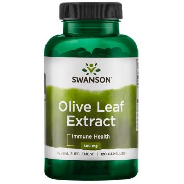 Swanson Olive Leaf Extract - 120 Capsules. 087614141596