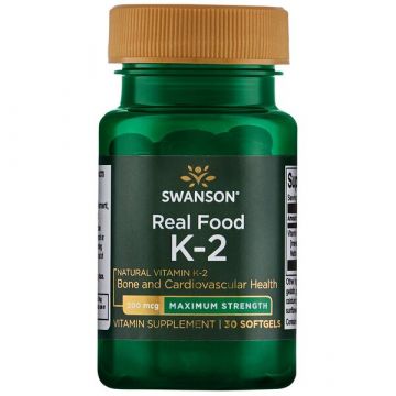 Swanson Vitamine K2 200 mcg 30 softgels. 087614029061