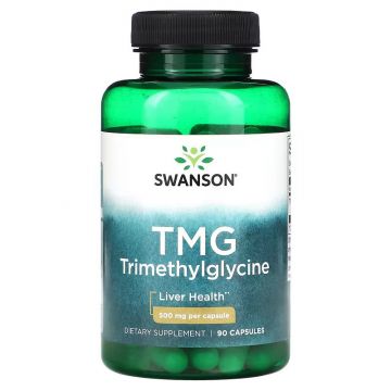 Swanson, TMG Trimethylglycine, 500 mg, 90 Capsules, 087614024660
