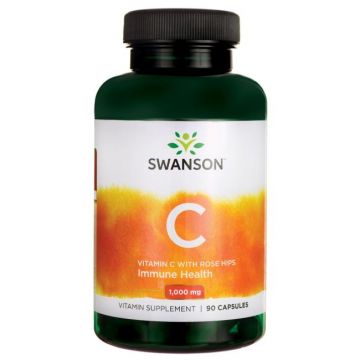 Swanson Vitamine C met Rozenbottels 1000 mg. 087614110547