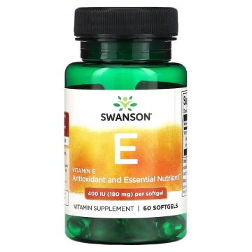 Swanson, Vitamin E, 180 mg (400 IU), 60 Softgels