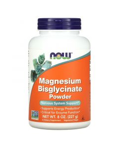 NOW Foods Magnesium Bisglycinaat poeder. 733739012999