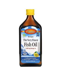 Carlson The Very Finest Fish Oil Liquid Lemon 500 mL. 088395015458
