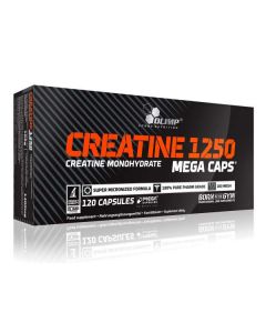 Olimp Creatine 1250 Mega Caps - 120 Capsules. 5901330022340